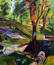 Alfred Henry Maurer Reproduction: Fenced Landscape at overstockArt.com Alfred Henry Maurer Reproduction: Fenced Landscape at overstockArt.com