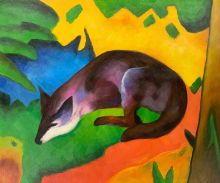 Blue Black Fox -Franz Marc at overstockArt.com Blue Black Fox -Franz Marc at overstockArt.com
