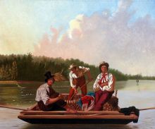 Boatmen on the Missouri, 1846 Reproduction at overstockArt.com Boatmen on the Missouri, 1846 Reproduction at overstockArt.com