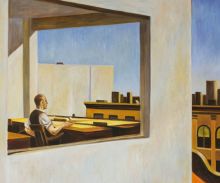Edward Hopper, Office in a Small City - overstockArt at overstockArt.com Edward Hopper, Office in a Small City - overstockArt at overstockArt.com