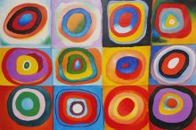 Farbstudie Quadrate Oil Painting at overstockArt.com Farbstudie Quadrate Oil Painting at overstockArt.com