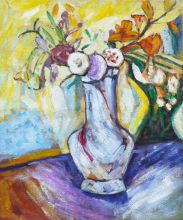 Flowers in a White Vase - Alfred Henry Maurer at overstockArt.com Flowers in a White Vase - Alfred Henry Maurer at overstockArt.com