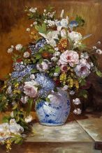Grande vase di fiori by Pierre-Auguste Renoir at overstockArt.com Grande vase di fiori by Pierre-Auguste Renoir at overstockArt.com