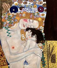 Gustav Klimt, Le tre eta della donna (Mother and Child) at overstockArt.com Gustav Klimt, Le tre eta della donna (Mother and Child) at overstockArt.com