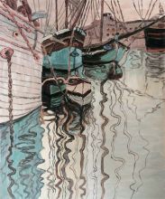 Harbor of Trieste, 1907 Reproduction at overstockArt.com Harbor of Trieste, 1907 Reproduction at overstockArt.com