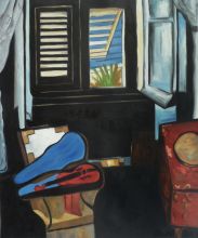 Interior with a Violin Reproduction at overstockArt.com Interior with a Violin Reproduction at overstockArt.com