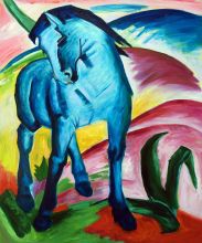 Marc - Blaues Pferd I - Monaco at overstockArt.com Marc - Blaues Pferd I - Monaco at overstockArt.com