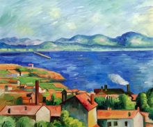 Paul Cézanne, The Gulf of Marseilles - overstockArt at overstockArt.com Paul Cézanne, The Gulf of Marseilles - overstockArt at overstockArt.com