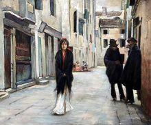 Street in Venice - John Singer Sargent Reproduction at overstockArt.com Street in Venice - John Singer Sargent Reproduction at overstockArt.com