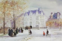 The Fletcher Mansion, New York City - Reproduction at overstockArt.com The Fletcher Mansion, New York City - Reproduction at overstockArt.com