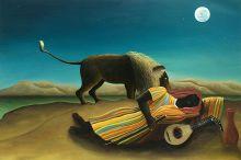 The Sleeping Gypsy - Henri Rousseau at overstockArt.com