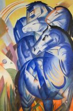 The Tower of Blue Horses - Franz Marc at overstockArt.com The Tower of Blue Horses - Franz Marc at overstockArt.com