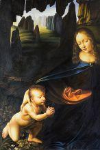 Virgin of the Rocks (Louvre detail with child) Reproduction at overstockArt.com Virgin of the Rocks (Louvre detail with child) Reproduction at overstockArt.com