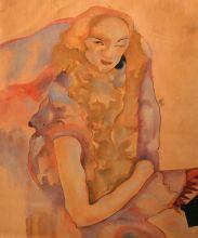 Woman with Long Hair, 1911 Reproduction at overstockArt.com Woman with Long Hair, 1911 Reproduction at overstockArt.com