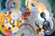 Air, Iron, and Water, Robert Delaunay Reproduction at overstockArt.com