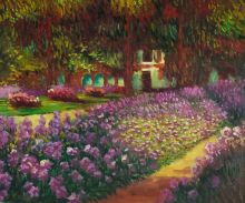 Artist's Garden at Giverny - Claude Monet at overstockArt.com