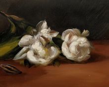 Branch of White Peonies - Édouard Manet at overstockArt.com