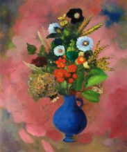 Flowers, 1905 - Odilon Redon - Oil Painting Reproduction at overstockArt.com