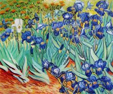 Irises - Vincent Van Gogh - Oil Painting Reproduction at overstockArt.com