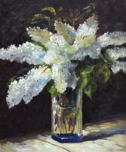 Lilacs in a Vase - Édouard Manet - Reproduction at overstockArt.com