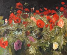 Poppies - John Singer Sargent - Painting Reproduction at overstockArt.com