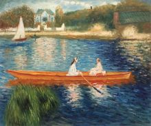 Renoir - Boating on the Seine - Reproduction Art at overstockArt.com