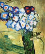Still Life Glass with Carnations, 1890 Reproduction at overstockArt.com