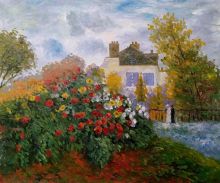 The Garden of Monet at Argenteuil, 1873 - Claude Monet at overstockArt.com