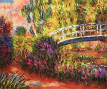 The Japanese Bridge, Monet Oil Painting - overstockArt at overstockArt.com