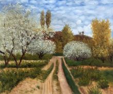 Trees in Bloom Reproduction at overstockArt.com