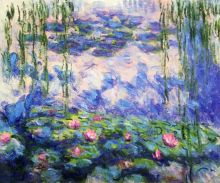 Water Lilies Detailed View - Claude Monet - Oil Painting Reproduction at overstockArt.com
